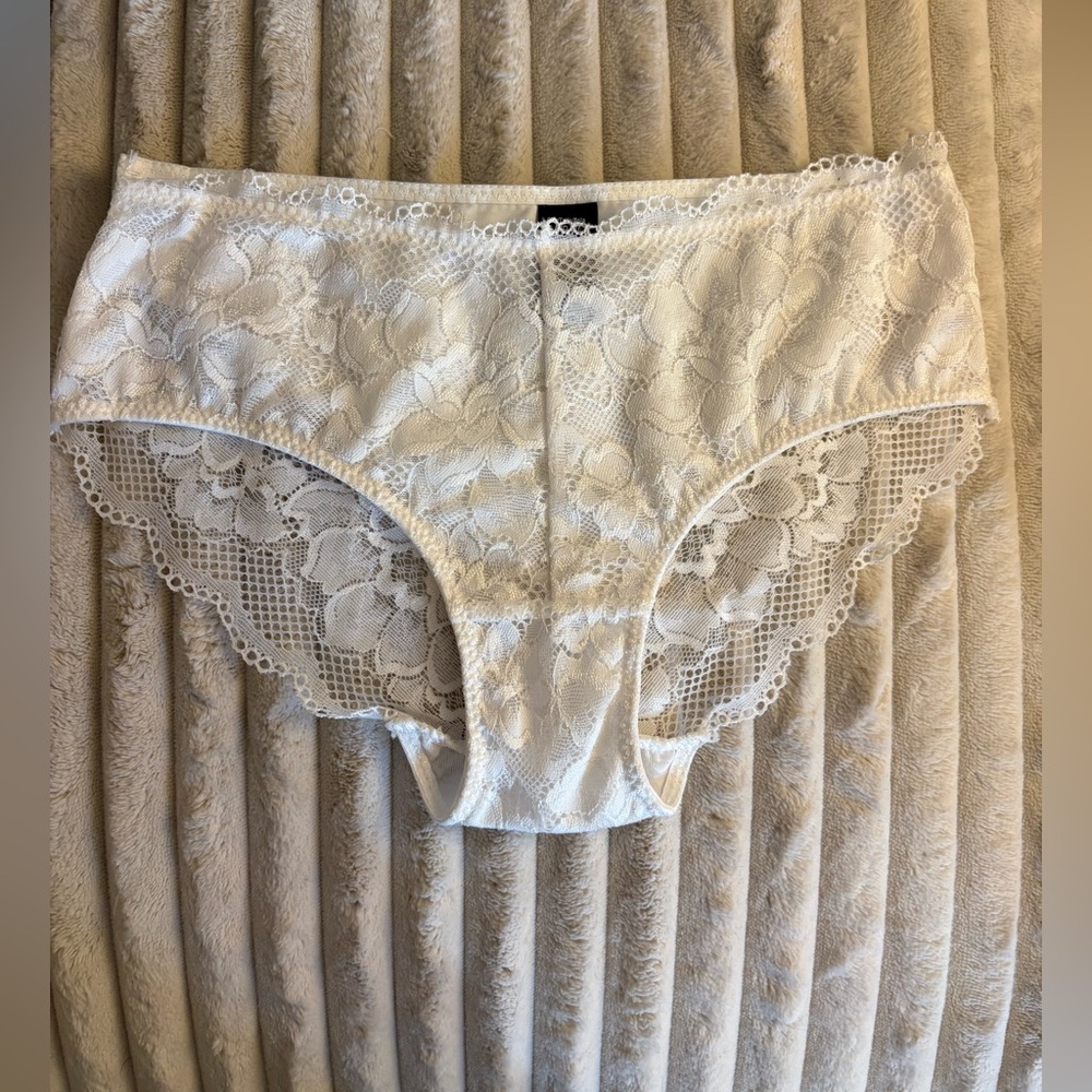 White Lace Cheeky Panties